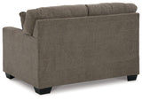 Mahoney Chocolate Sofa And Loveseat - Ella Furniture
