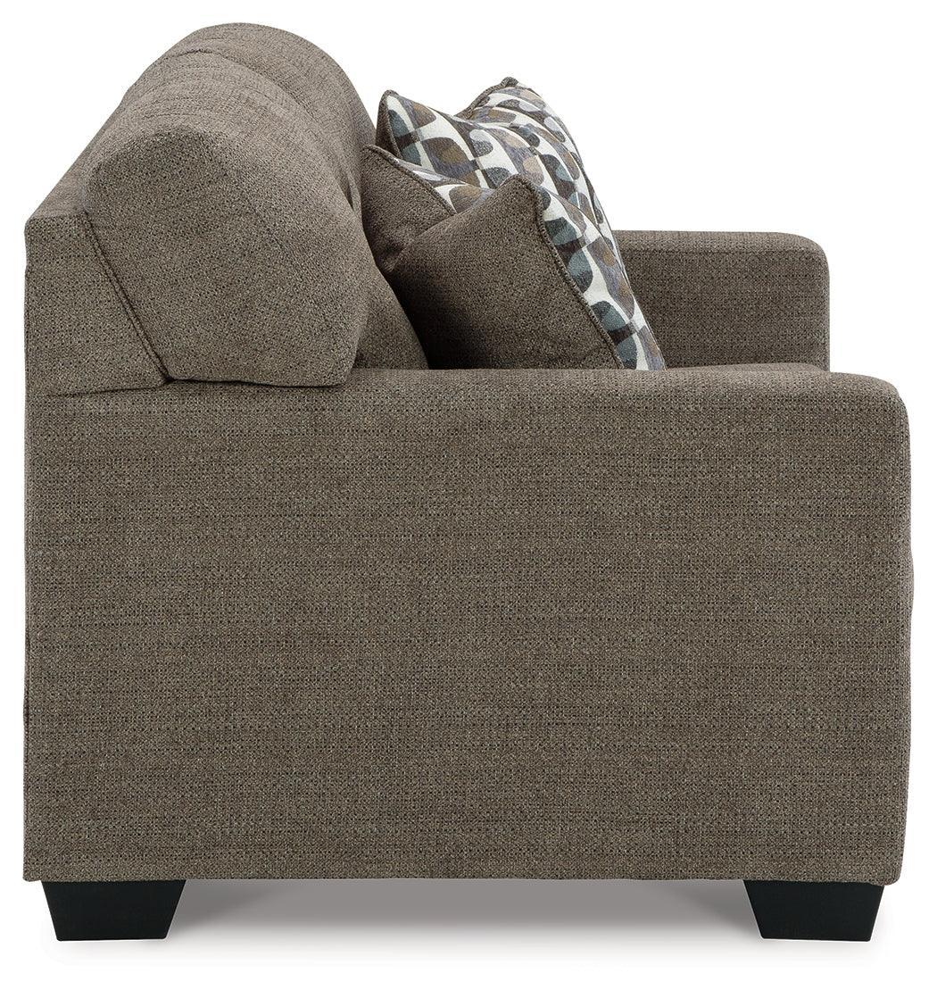 Mahoney Chocolate Sofa And Loveseat - Ella Furniture