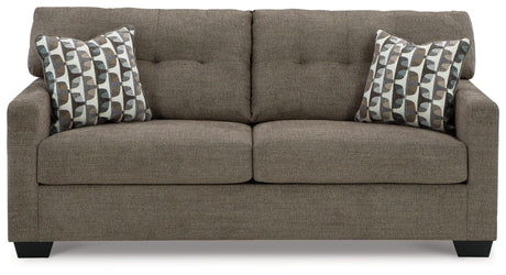 Mahoney Chocolate Sofa And Loveseat - Ella Furniture