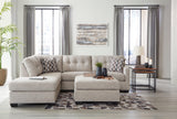 Mahoney Pebble 2-Piece Sectional With Ottoman PKG015085 - 31004S1 | 3100408 - Ella Furniture