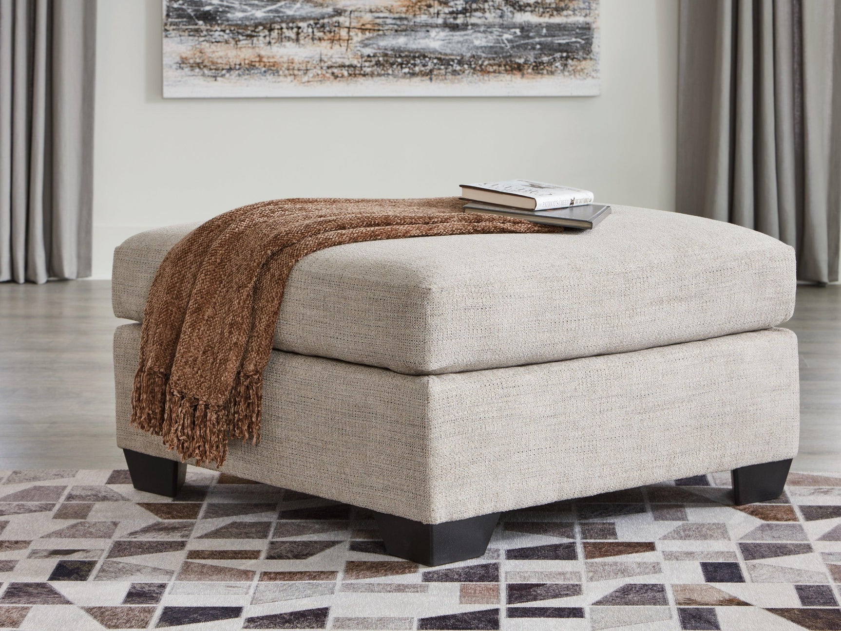 Mahoney Pebble 2-Piece Sectional With Ottoman PKG015085 - 31004S1 | 3100408 - Ella Furniture