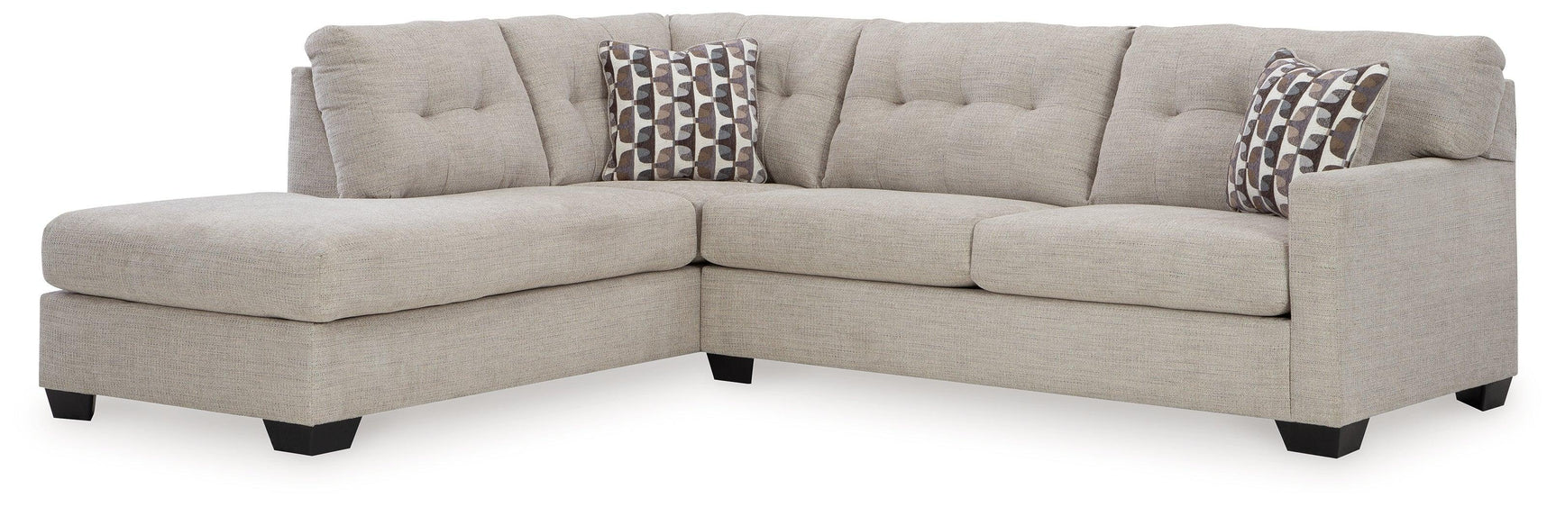 Mahoney Pebble 2-Piece Sectional With Ottoman PKG015085 - 31004S1 | 3100408 - Ella Furniture