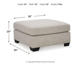 Mahoney Pebble 2-Piece Sectional With Ottoman PKG015085 - 31004S1 | 3100408 - Ella Furniture