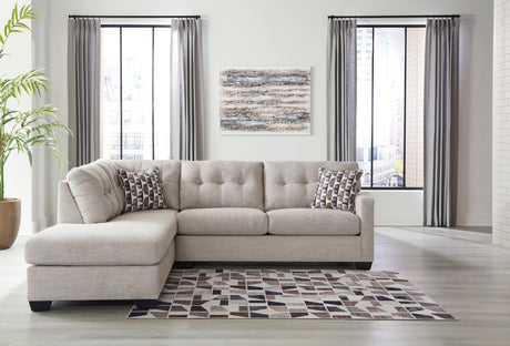 Mahoney Pebble 2-Piece Sectional With Ottoman PKG015085 - 31004S1 | 3100408 - Ella Furniture