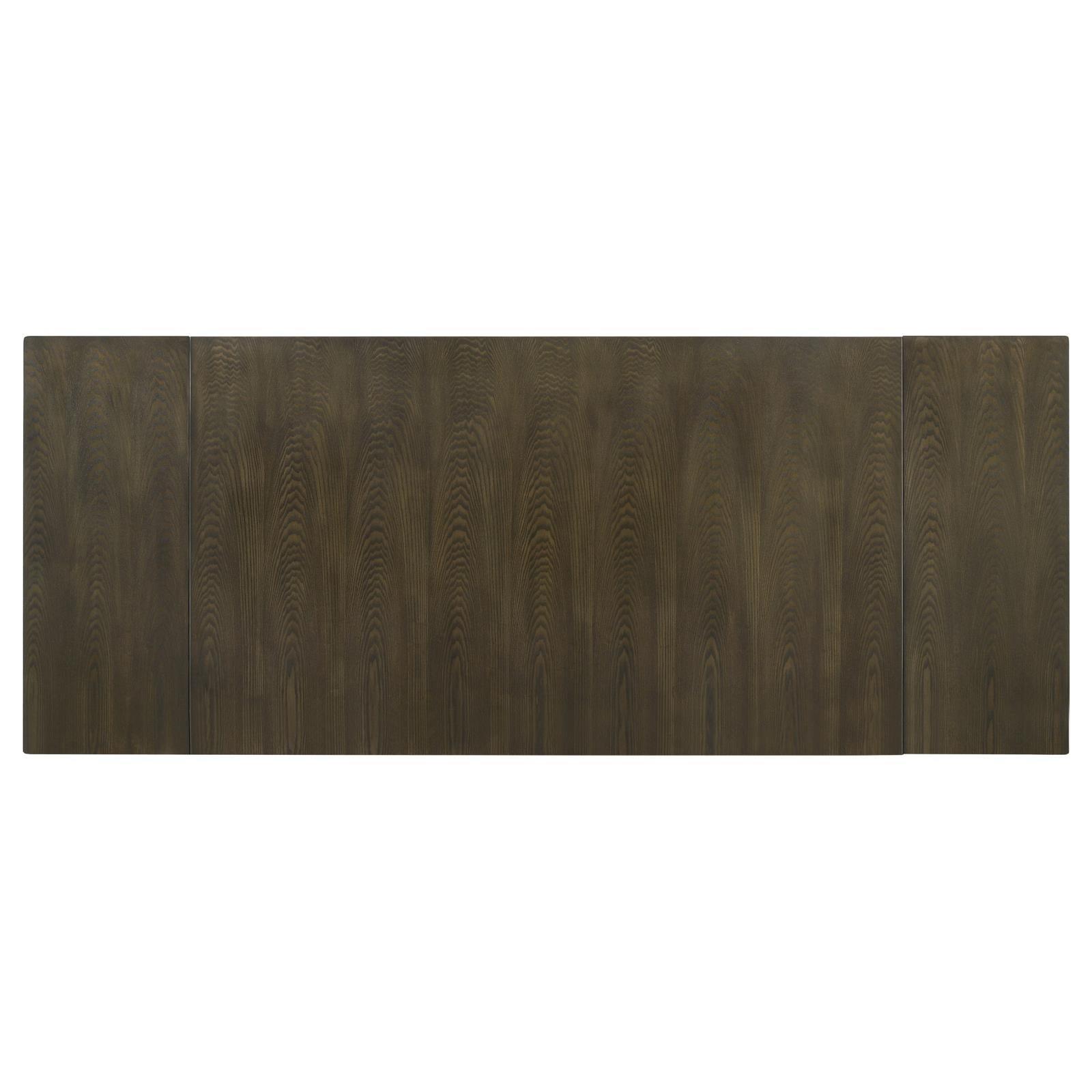 Malia Rectangular Dining Table With Refractory Extension Leaf Black 122341 - Ella Furniture