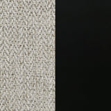Malia Upholstered Solid Back Dining Side Chair Beige And Black (Set Of 2) 122342 - Ella Furniture