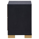 Marceline 2-Drawer Nightstand Black 222832 - Ella Furniture
