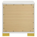 Marceline 2-Drawer Nightstand White 222932 - Ella Furniture