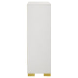 Marceline 5-Drawer Chest White 222935 - Ella Furniture