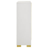 Marceline 5-Drawer Chest White 222935 - Ella Furniture