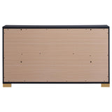 Marceline 6-Drawer Dresser Black 222833 - Ella Furniture