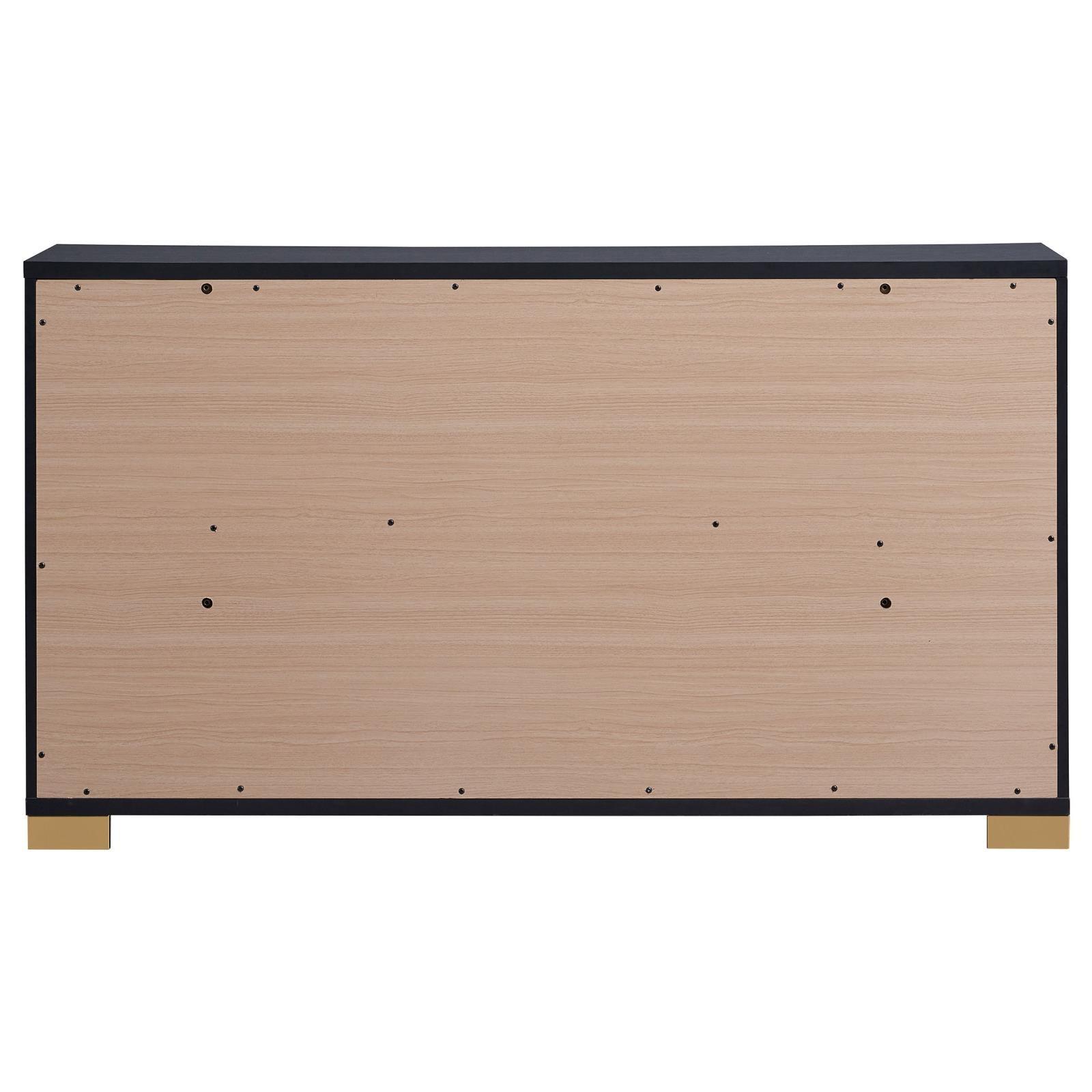 Marceline 6-Drawer Dresser Black 222833 - Ella Furniture