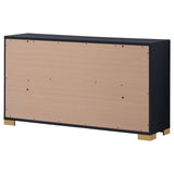 Marceline 6-Drawer Dresser Black 222833 - Ella Furniture