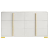 Marceline 6-Drawer Dresser White 222933 - Ella Furniture