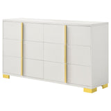 Marceline 6-Drawer Dresser White 222933 - Ella Furniture