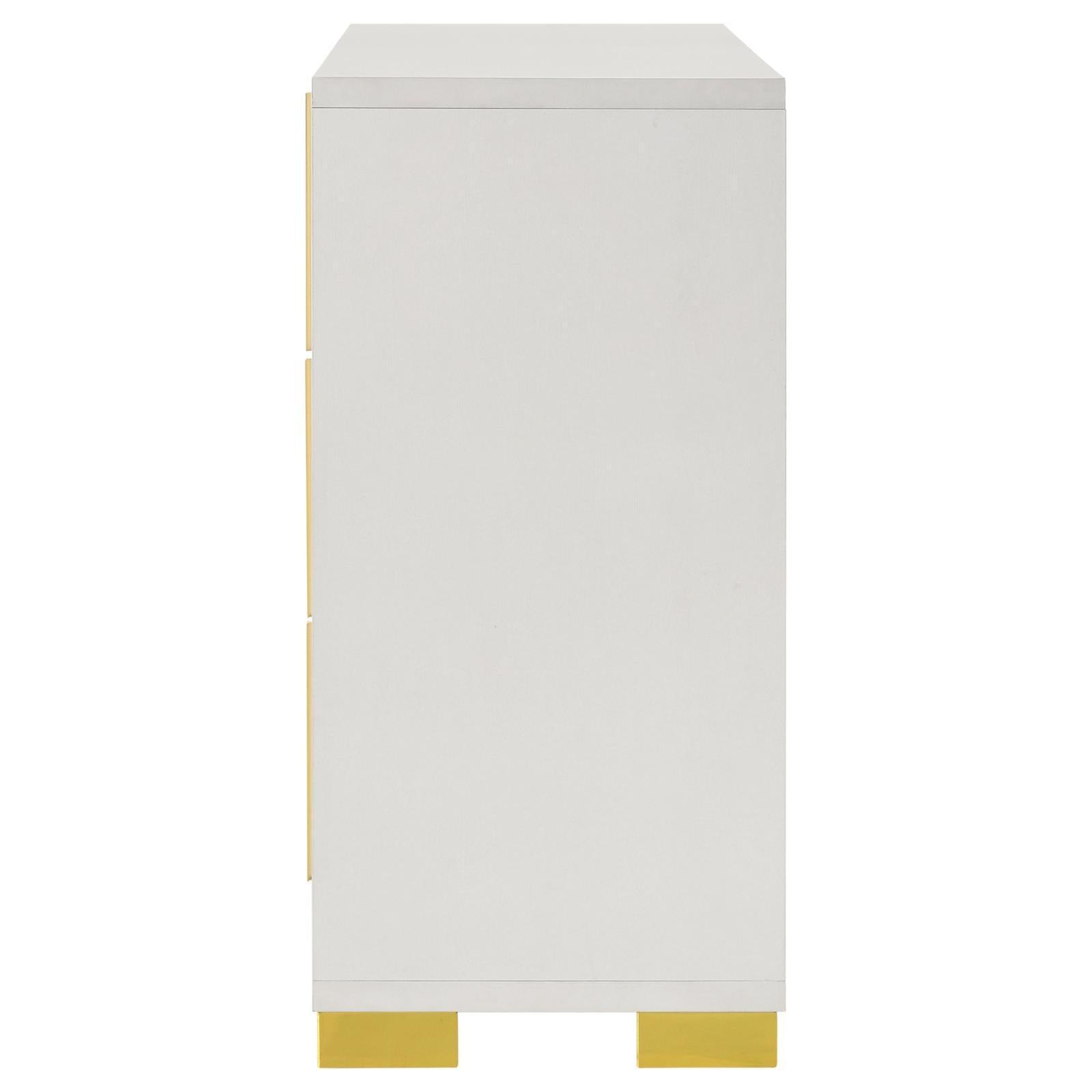 Marceline 6-Drawer Dresser White 222933 - Ella Furniture