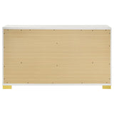Marceline 6-Drawer Dresser White 222933 - Ella Furniture