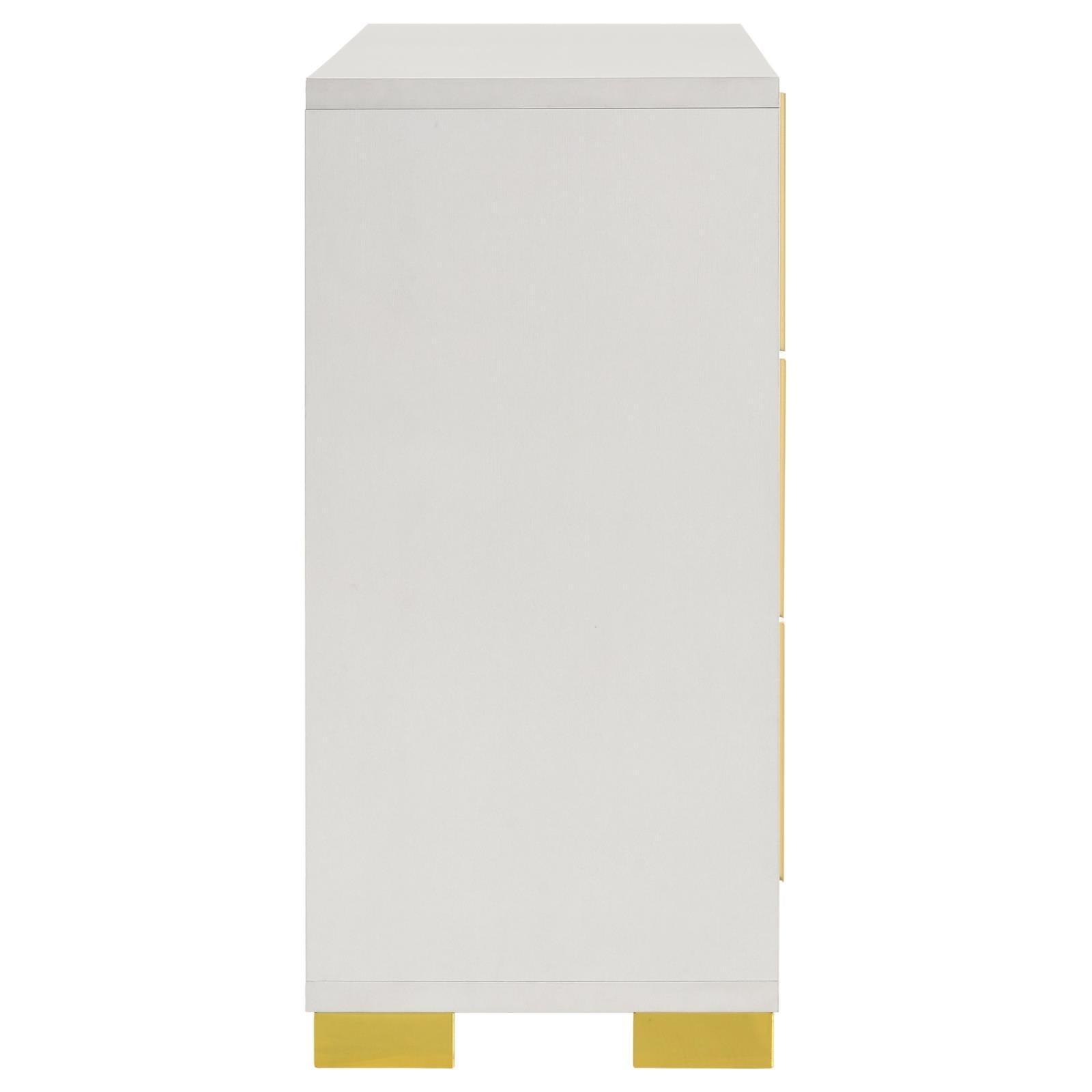 Marceline 6-Drawer Dresser White 222933 - Ella Furniture