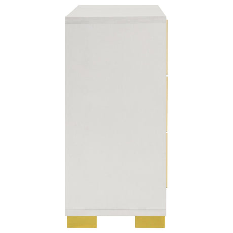 Marceline 6-Drawer Dresser White 222933 - Ella Furniture
