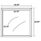 Marceline Dresser Mirror White 222934 - Ella Furniture