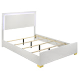 Marceline Full Bed With LED Headboard White 222931F [ETA: 4/10/2024] - Ella Furniture