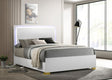 Marceline Full Bed With LED Headboard White 222931F [ETA: 4/10/2024] - Ella Furniture