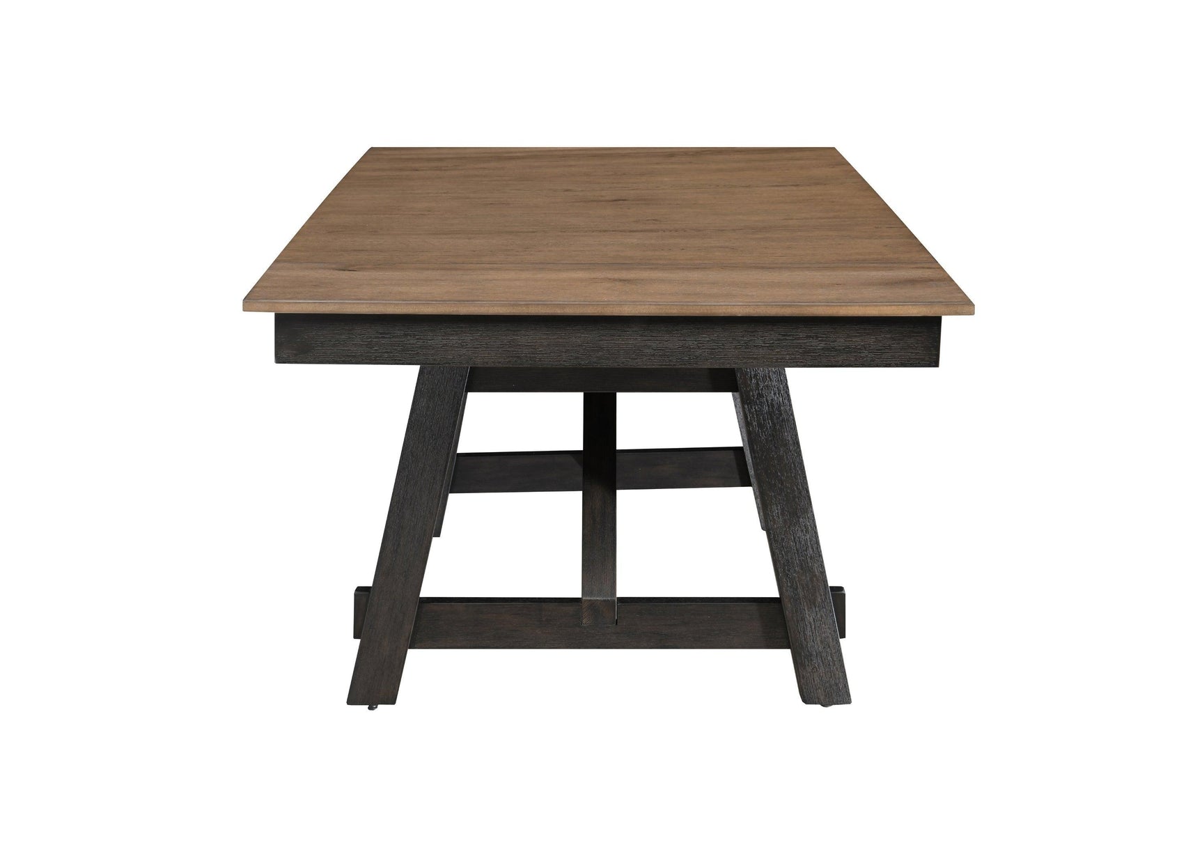 Maribelle Wheat Charcoal Modern Solid Wood And Veneers Fabric Upholstered Dining Room Set - Ella Furniture