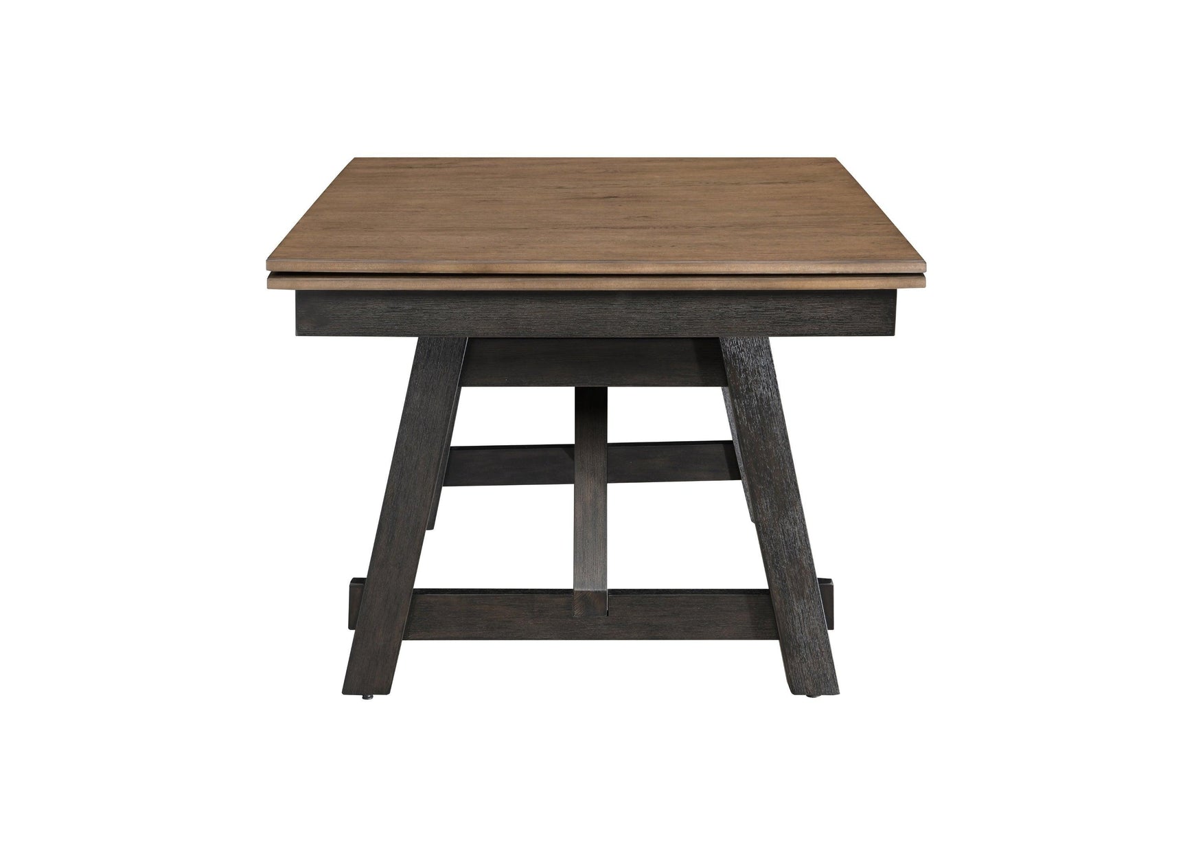 Maribelle Wheat Charcoal Modern Solid Wood And Veneers Fabric Upholstered Dining Room Set - Ella Furniture