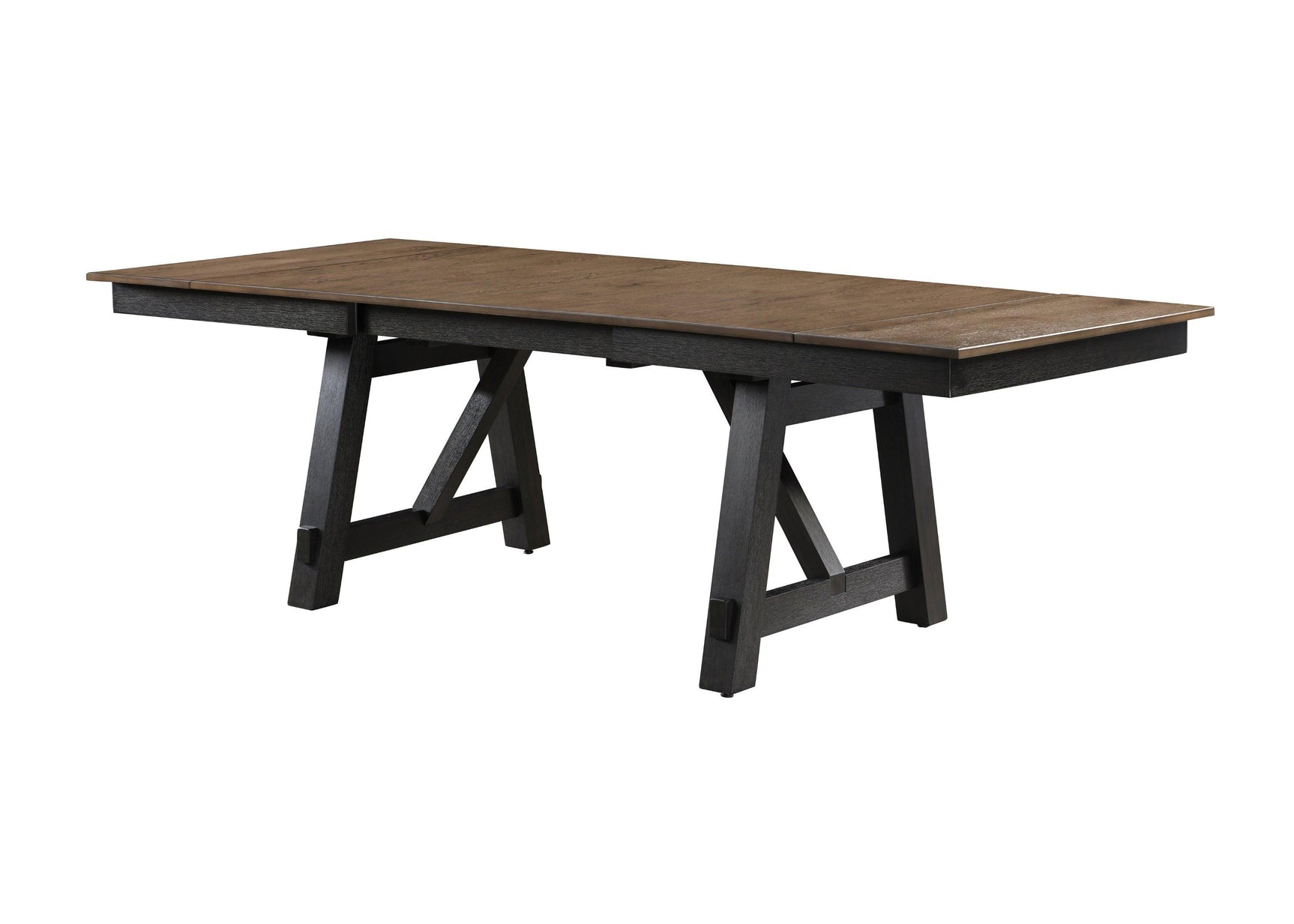 Maribelle Wheat Charcoal Modern Solid Wood And Veneers Fabric Upholstered Dining Room Set - Ella Furniture