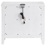 Marielle 2-drawer Nightstand Bedside Table Distressed White 224842 - Ella Furniture