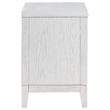 Marielle 2-drawer Nightstand Bedside Table Distressed White 224842 - Ella Furniture