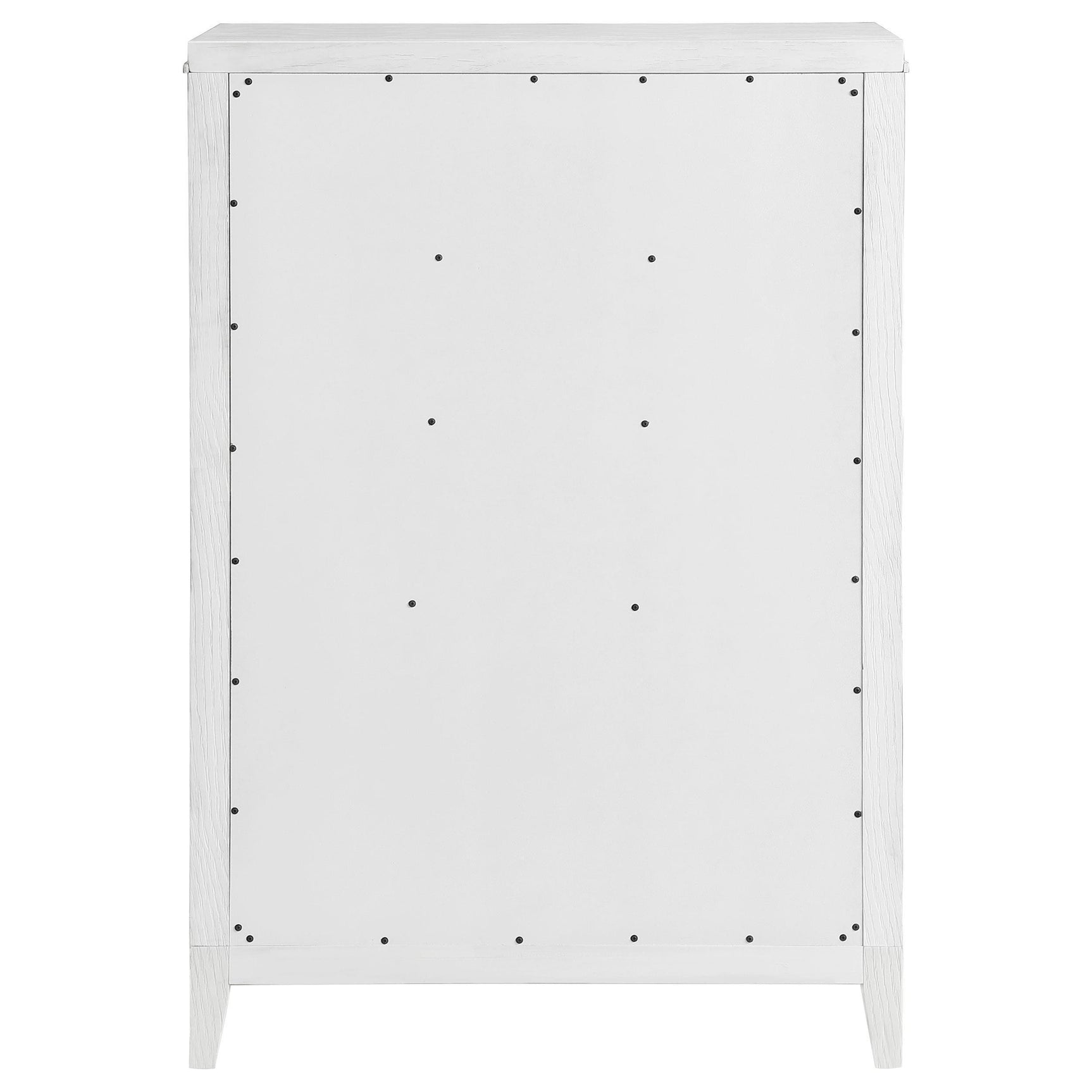 Marielle 5-drawer Bedroom Chest Distressed White 224845 - Ella Furniture