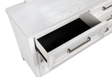Marielle 6-drawer Bedroom Dresser Distressed White 224843 - Ella Furniture