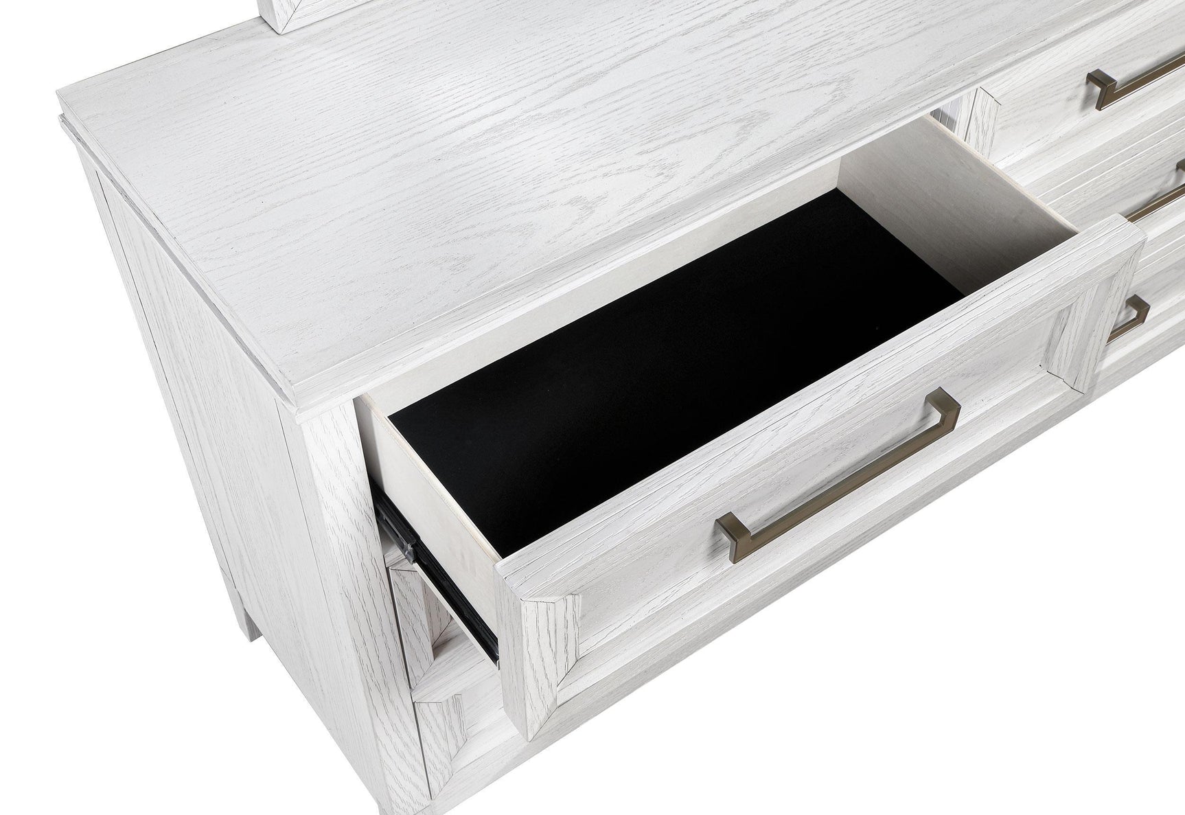 Marielle 6-drawer Bedroom Dresser Distressed White 224843 - Ella Furniture