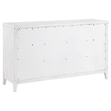 Marielle 6-drawer Bedroom Dresser Distressed White 224843 - Ella Furniture
