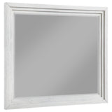 Marielle Dresser Mirror Distressed White 224844 - Ella Furniture