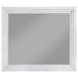 Marielle Dresser Mirror Distressed White 224844 - Ella Furniture