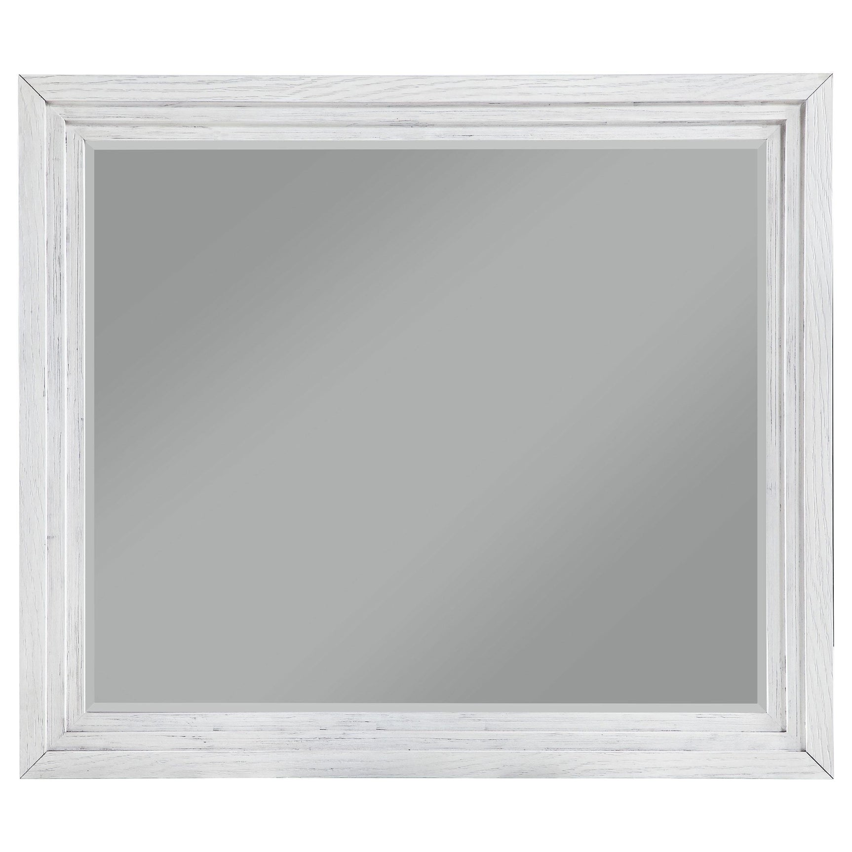 Marielle Dresser Mirror Distressed White 224844 - Ella Furniture