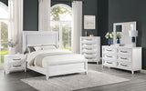 Marielle Dresser Mirror Distressed White 224844 - Ella Furniture