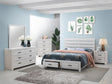 Marion Coastal White Storage Bedroom Set - Ella Furniture