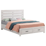 Marion Coastal White Storage Bedroom Set - Ella Furniture