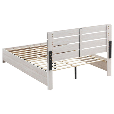 Marion Coastal White Storage Bedroom Set - Ella Furniture