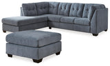 Marleton Denim 2-Piece Sectional With Ottoman PKG015806 - 55303S1 | 5530308 - Ella Furniture