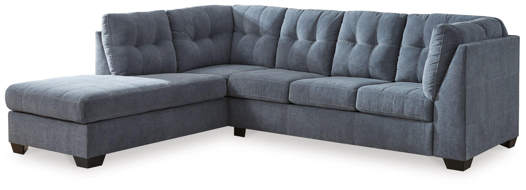 Marleton Denim 2-Piece Sectional With Ottoman PKG015806 - 55303S1 | 5530308 - Ella Furniture