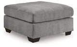 Marleton Gray 2-Piece Sectional With Ottoman - Ella Furniture