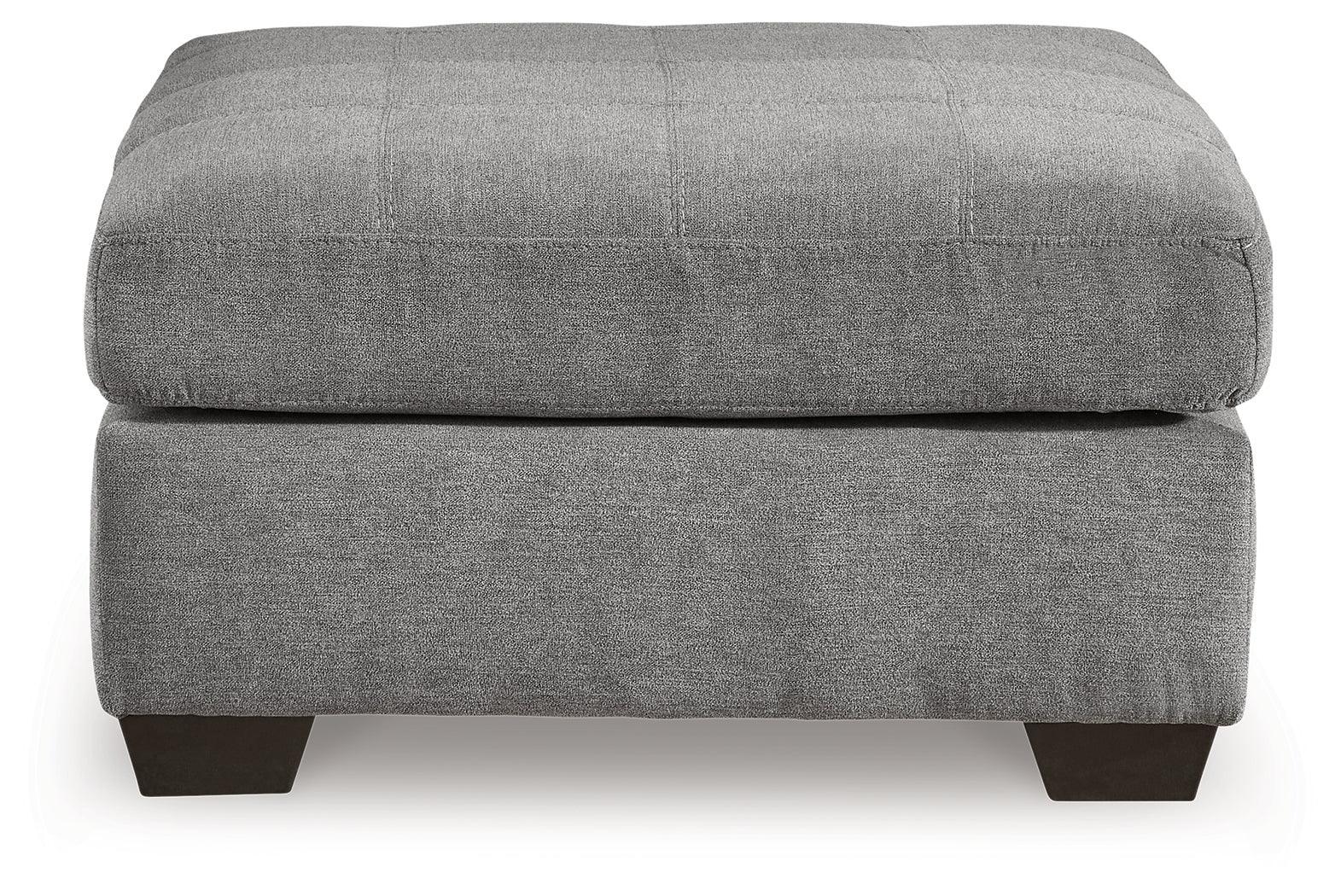 Marleton Gray 2-Piece Sleeper Sectional With Ottoman - Ella Furniture