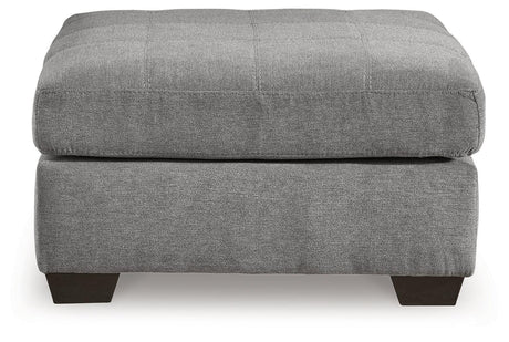 Marleton Gray 2-Piece Sleeper Sectional With Ottoman - Ella Furniture