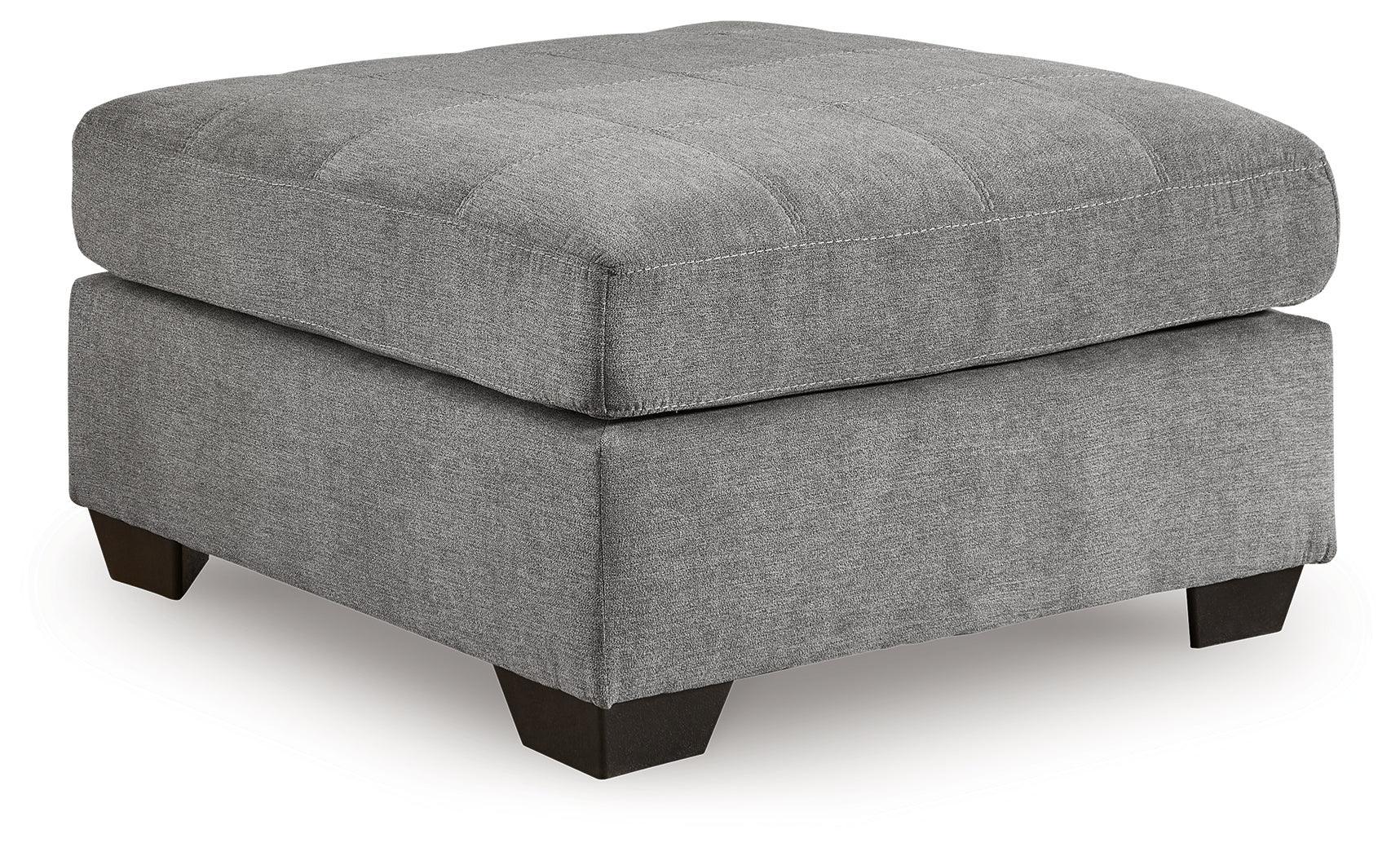 Marleton Gray 2-Piece Sleeper Sectional With Ottoman - Ella Furniture