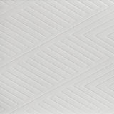Marmore 64-inch Eastern King Panel Bed LED Headboard White view 10