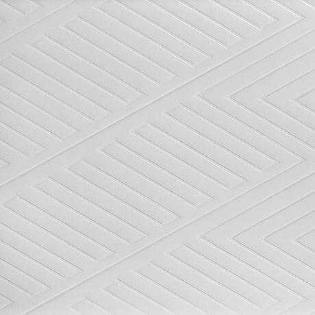 Marmore 64-inch Eastern King Panel Bed LED Headboard White view 10